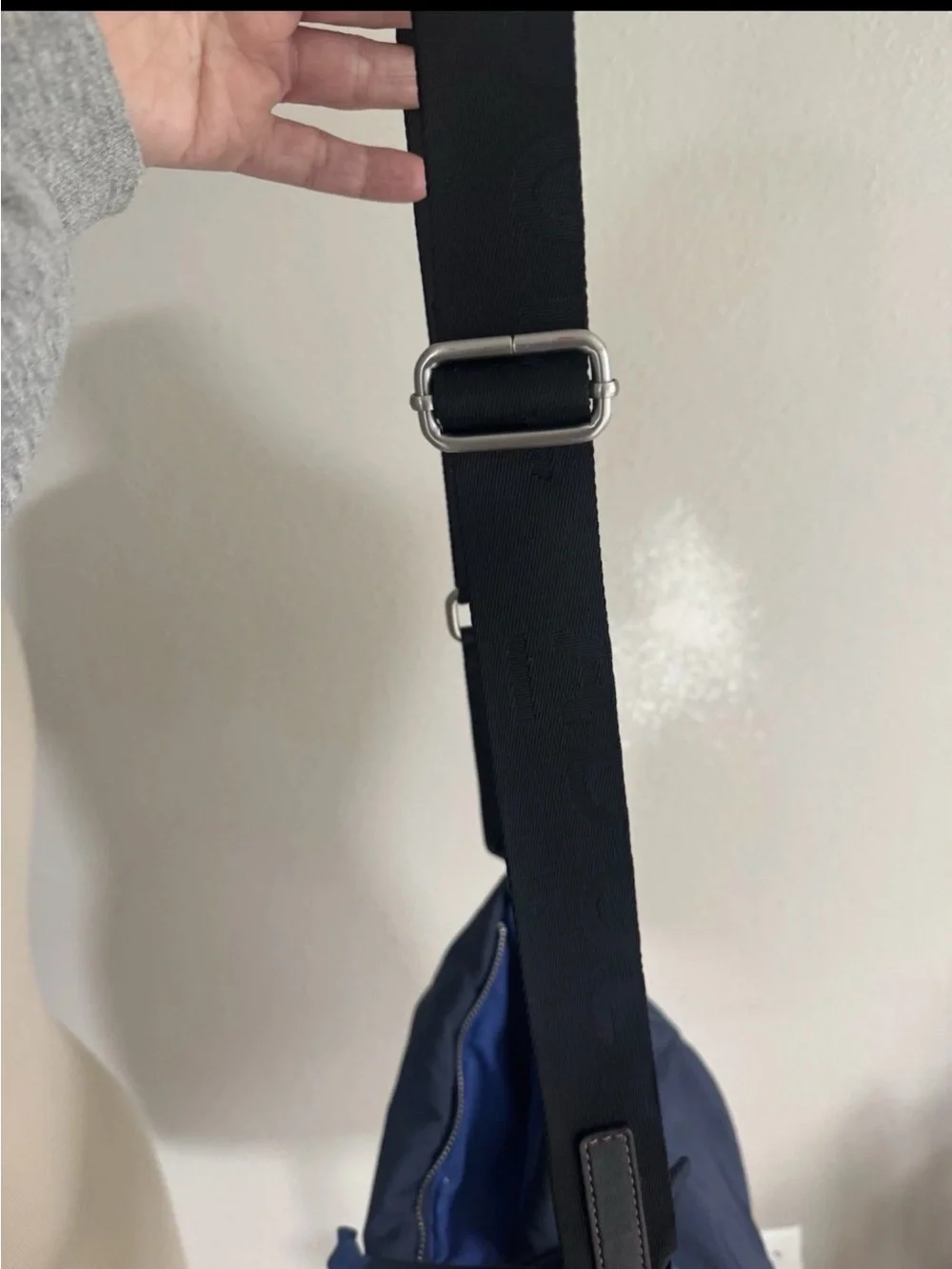 Adolfo Dominguez blue Shoulder bag